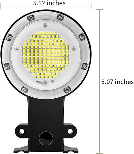 Miniatura 7 de Luz de patio de 50 W, iluminación al aire libre, luz LED de área de 7000 lúmenes, luz de granja de 110 voltios, reflector de seguridad de luz cálida