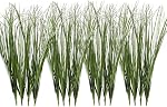 16PCS Plantes artificielles Arbustes artificiels Blé Herbe Greenery Tiges artificielles de verderie Faux plantes d'extérieur pour la maison Jardin Porc boîte à fenêtre,Faux herbes plantes artificielles pour l'intérieur