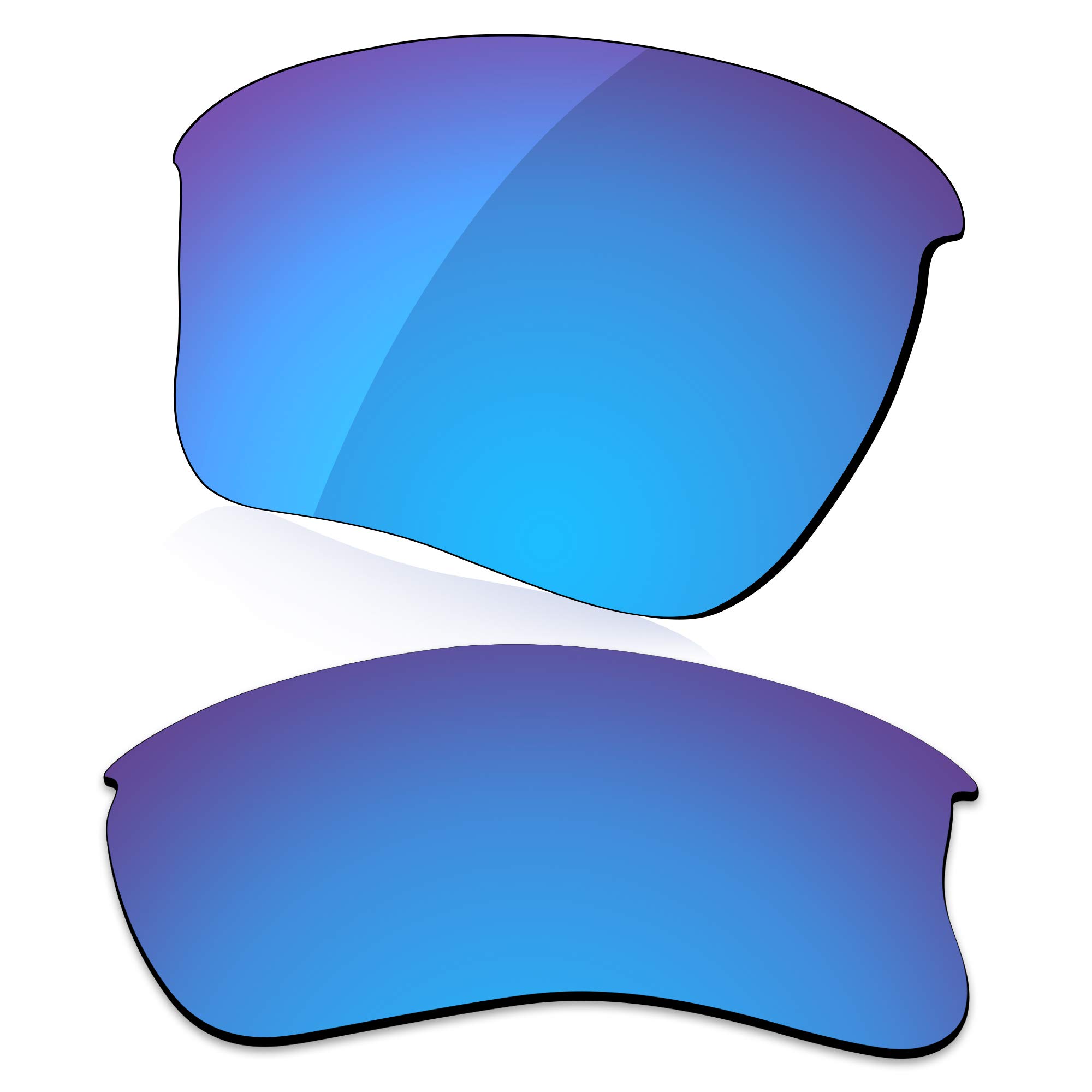 Lenzreborn Men's Ice Blue - Polarized Mirrored Polarized Lens Replacet For Oakley Half Jacket 2.0 Xl Oo9154 Sunglass