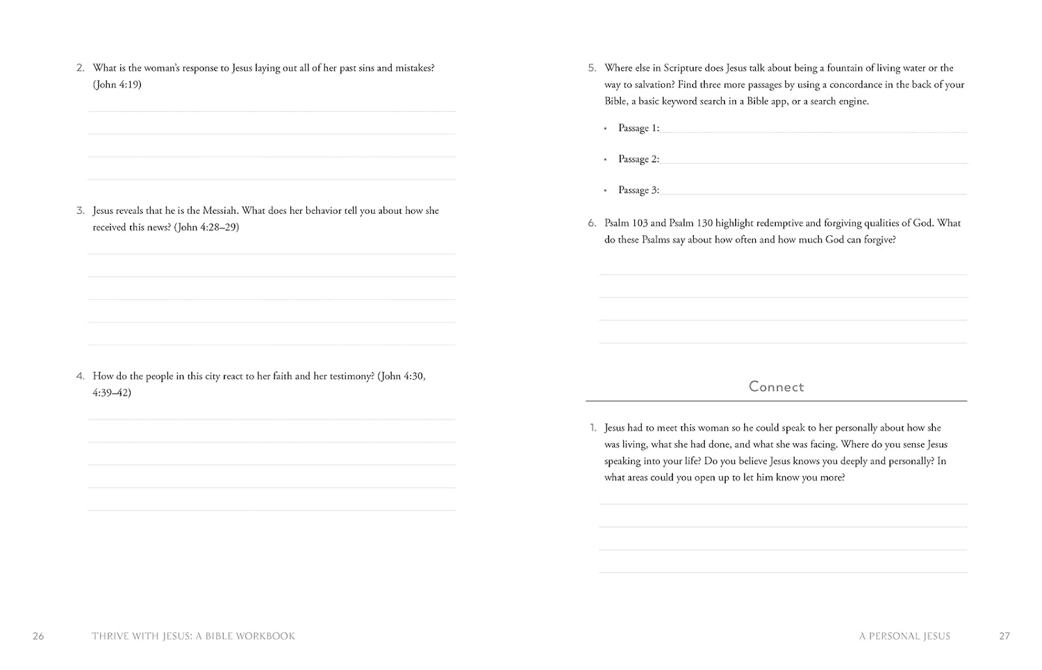 Thrive with Jesus: A Bible Workbook: Lessons in Scripture to Deepen Your Faith - Image 6