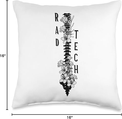 Miniatura 4 de Xray Tech Radiologic Technologist Radiology Rad Te Xray Technologist Radiology Rad Tech - Almohada graduada, 16 x 16 pulgadas, multicolor