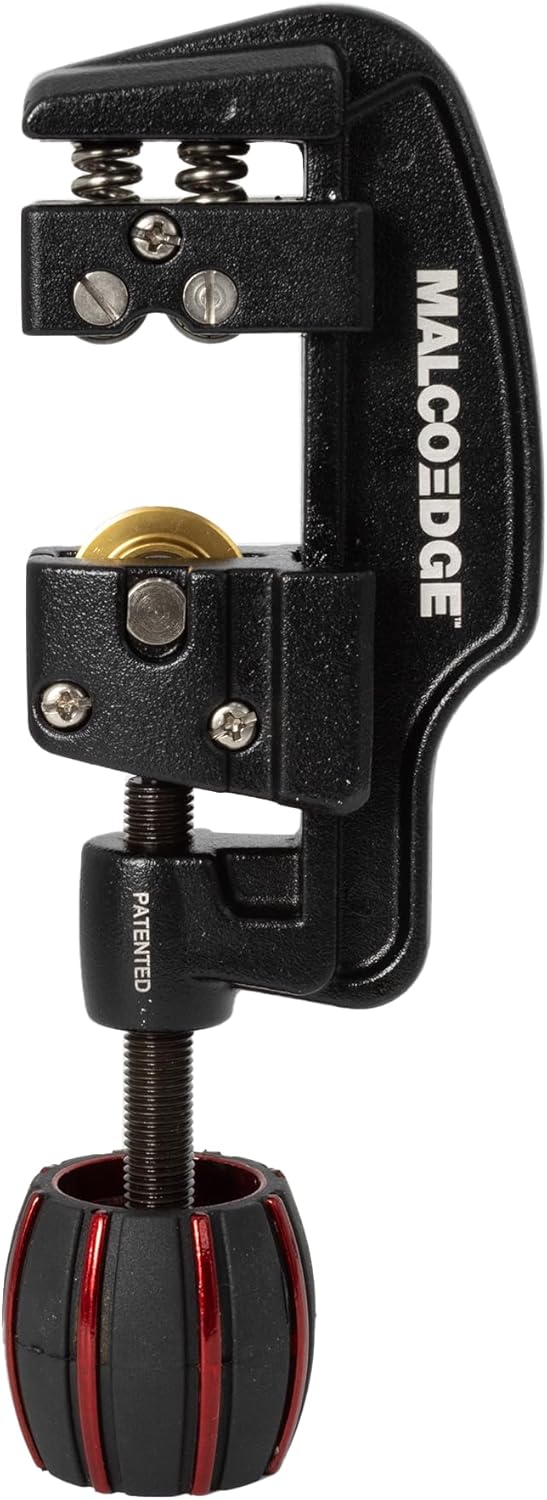 MalcoEdge TC1010 Tube Cutter 1/8 to 7/8 Inch - HVAC/R & Plumbing - Spring-Loaded Tube Cutting Tool - Copper, Aluminum, & Steel Tubing up to 0.04”