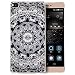 Produktbild Saxonia Schutzhülle kompatibel mit Huawei P8 Silikon Case Hülle Ultra Slim Back Cover mit Motiv Ornamente