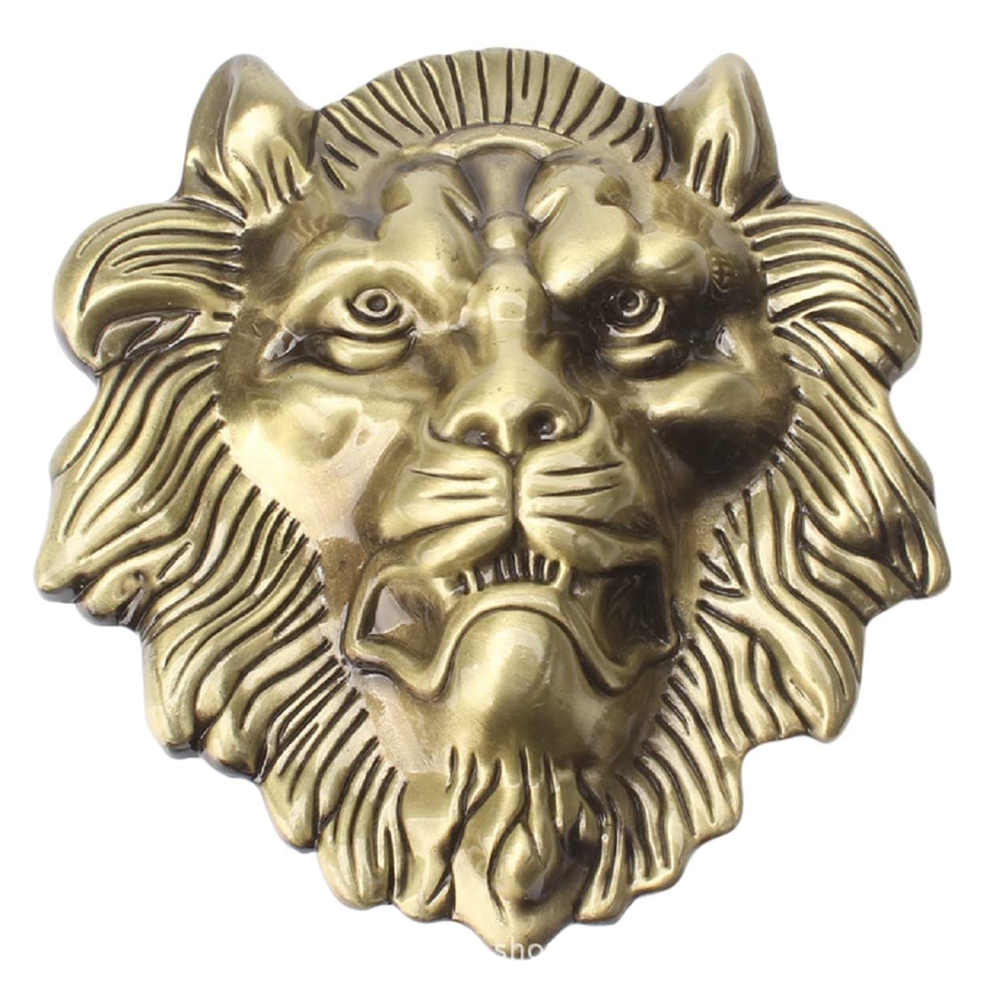 Men’s Norse Viking Lion Head Belt Buckle Jewelry, Vintage Punk Lion Animal Punk Rock Western Cowboy Belt Buckle