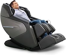Cadeira de massagem RELAXONCHAIR, cadeira de massagem de gravidade zero de corpo inteiro de jaspe, poltrona reclin&aacute;vel SL-Track de tecido profundo, m&atilde;os de massagem rob&oacute;tica, alto-falantes Bluetooth, rolos de p&eacute;, massagem t&eacute;rmica e a&eacute;rea,
