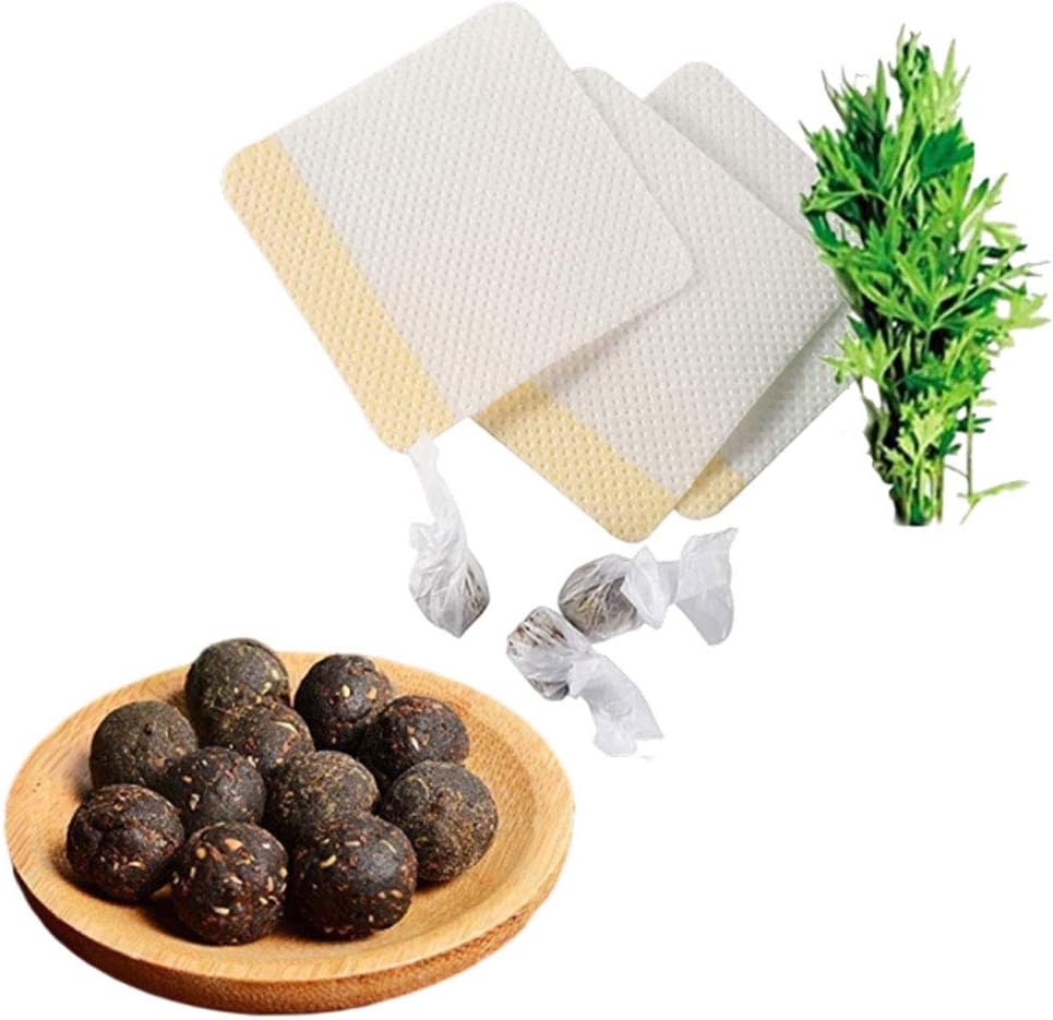 Hokuto Patch Japanese Mint, Navel Sticker, Mugwort Navel Paste Herbal Belly Sticker. (30 PCS)