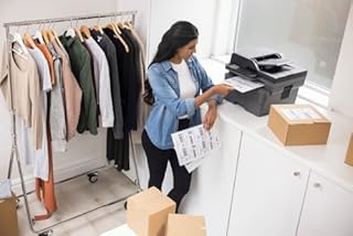 Brother DCP-L2665DW - Imprimante Multifonction 3 en 1 (Impression/Scan/Copie) Laser Monochrome - WiFi & Ethernet - Vitesse d'impression de 34 ppm | Eligible au Forfait d'encreEcoPro