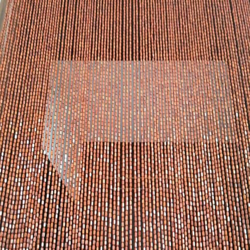 Rideaux en perles de bois faits à la main 70x120cm pour porte - 6