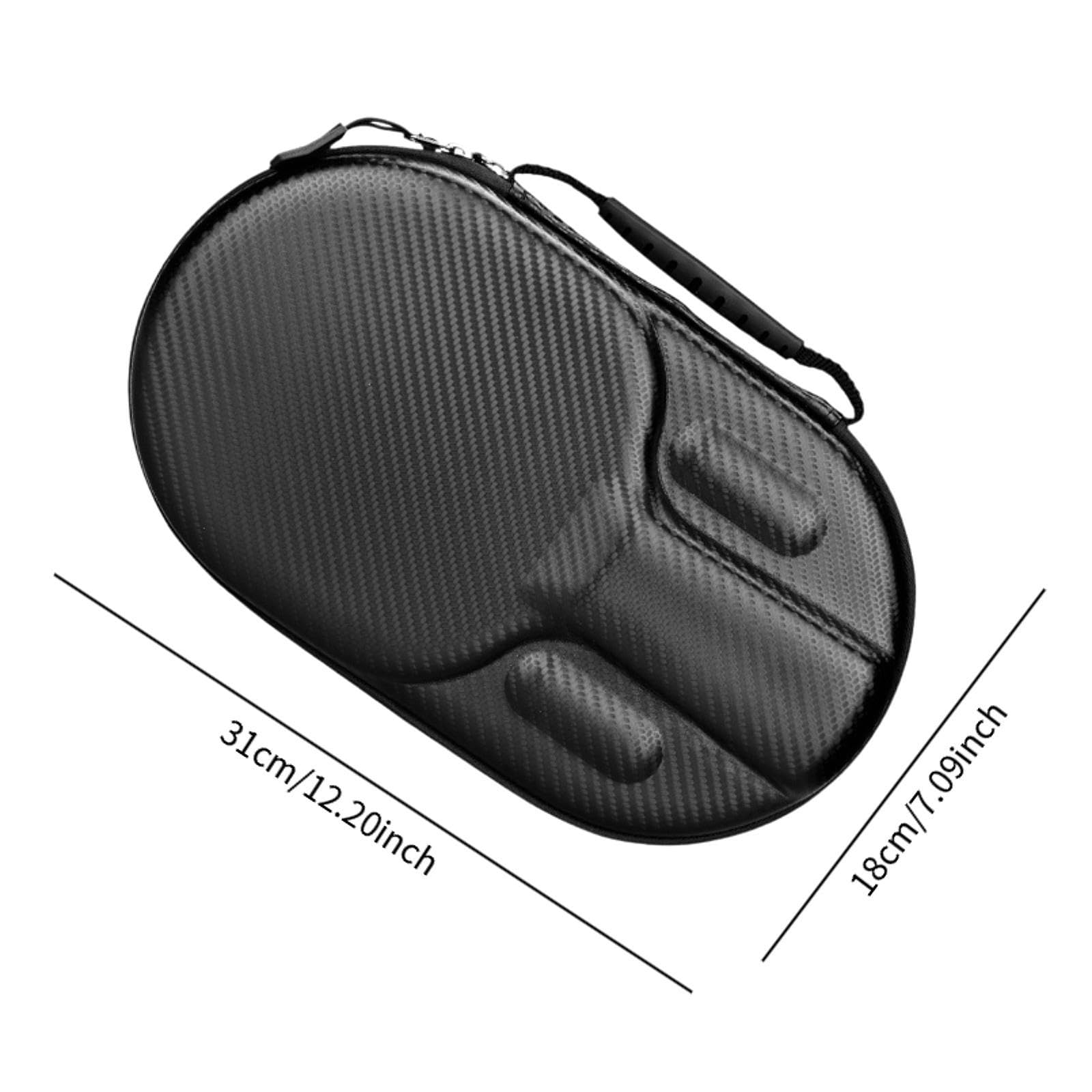 Estuche Rígido para Raquetas de Tenis de Mesa, Protección para Raquetas, Almacenamiento para Entrenamiento, Bolsa Antipolvo para Exteriores con