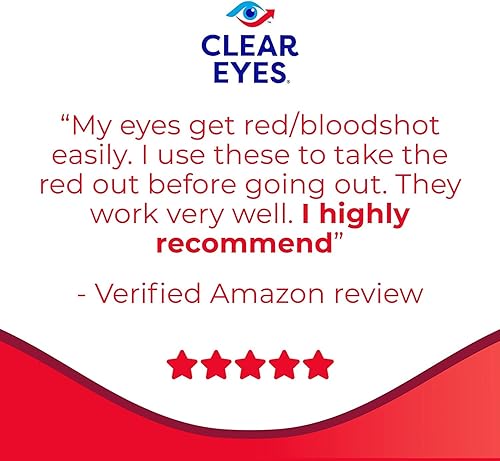 Miniatura 8 de Clear Eyes Gotas para los ojos de alivio de enrojecimiento de 12 horas - 0.2oz