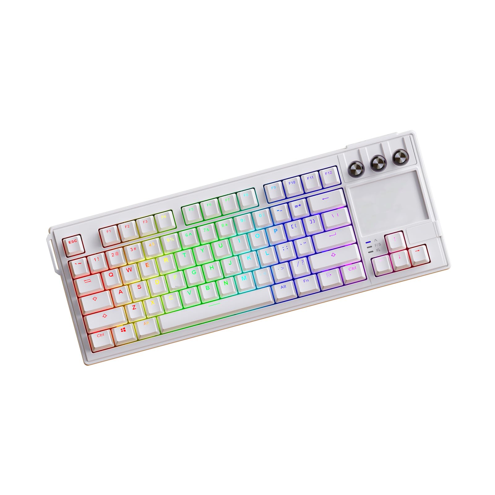 Einfaches LCD Eingabegerät Mit Visueller Anzeige Und Geräuschabsorbierenden Decken Für Eine Konzentrierte Umgebung Stream Kontrolle Mechanisches Tastenset
