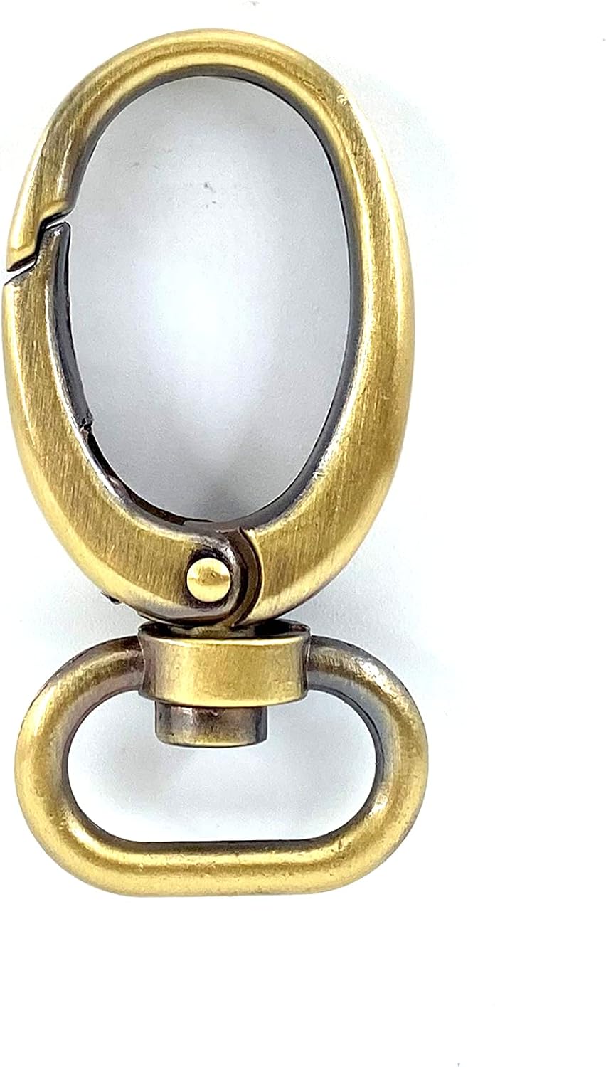 3dancraftit Push Gate Swivel Snap Hooks Lanyards Clasp Clips Lobster Clasps Hook zinc alloying 3/4 Inch/19mm (Eye Size) 6 Pieces Anti Bronze CK13