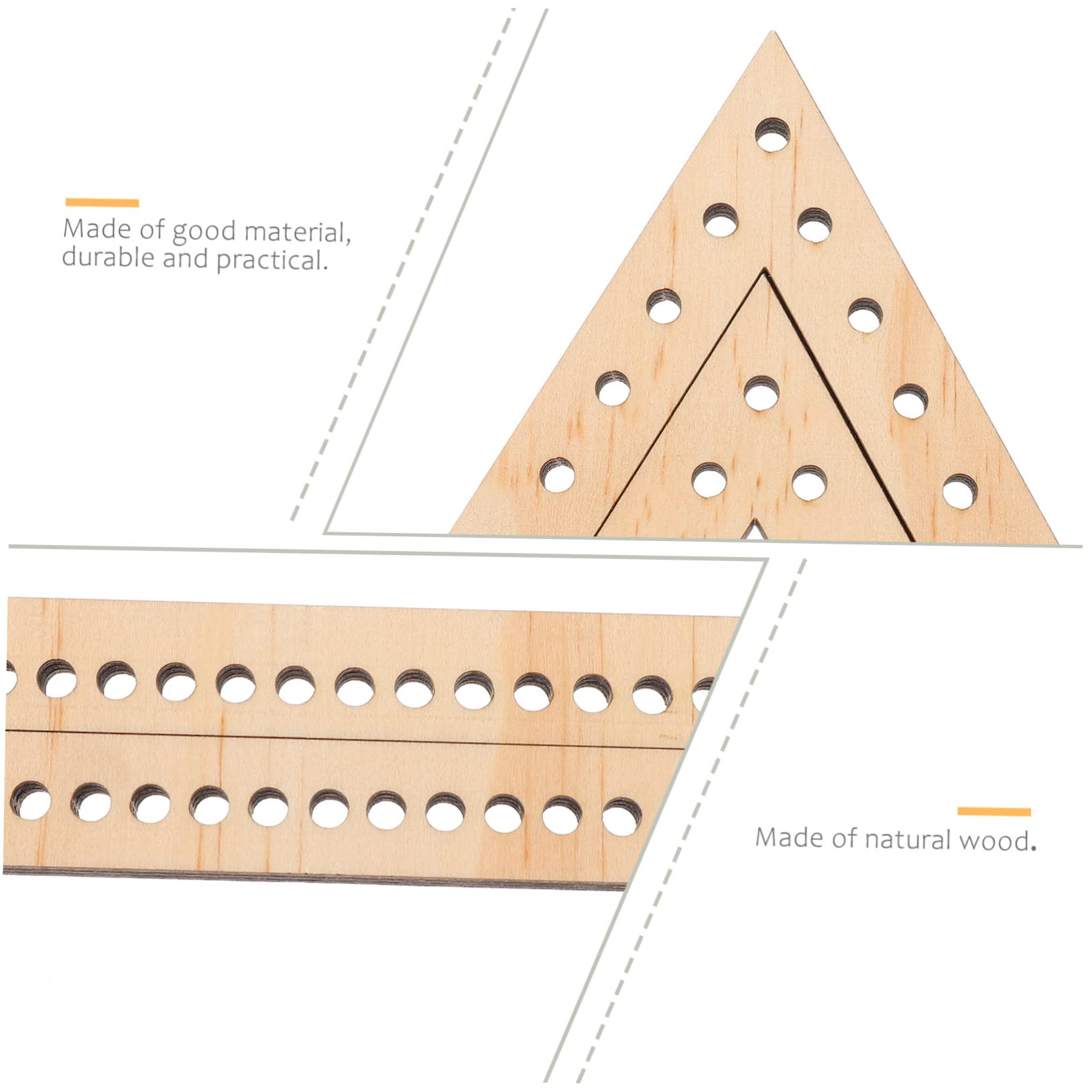 KALLORY Knitting Machine for Boys and Girls Triangle Shape Weaving Wall Tapestry DIY Crafts Tools Handmade Weaving Frame