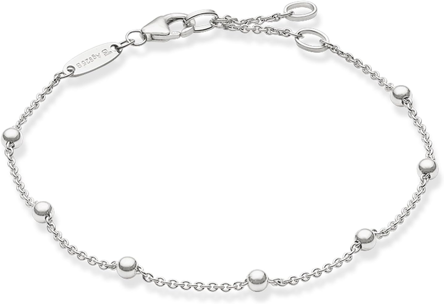 Women Bracelet Dots 925 Sterling Silver A1328-001-12-L19,5V