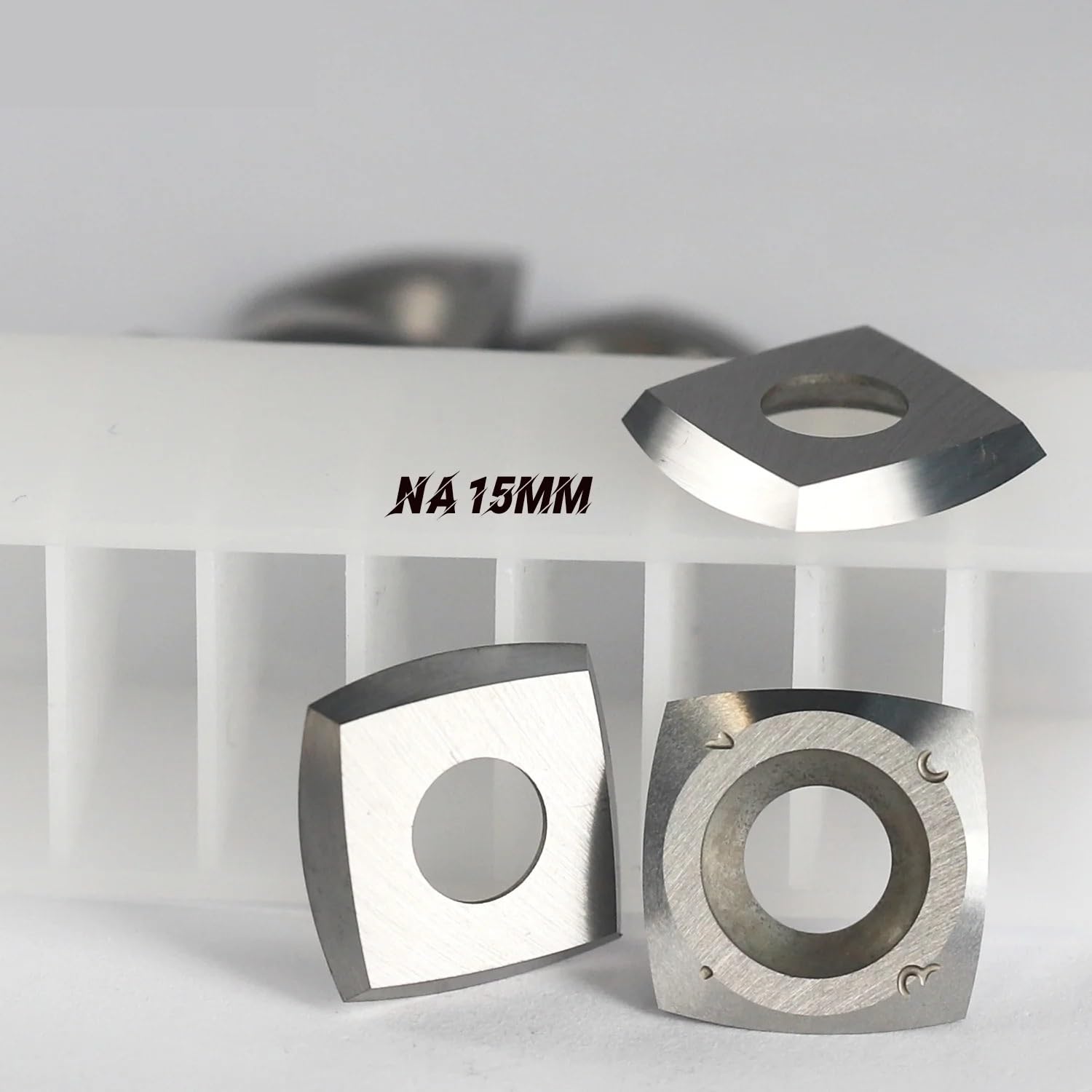 Wymienne wkładki z węglika spiekanego 12 mm, 14 mm, 13 mm i 15 mm kwadratowe wkładki z węglika spiekanego dla narzędzi tokarskich (10 sztuk)(B 13x13x2.5-10 szt.)