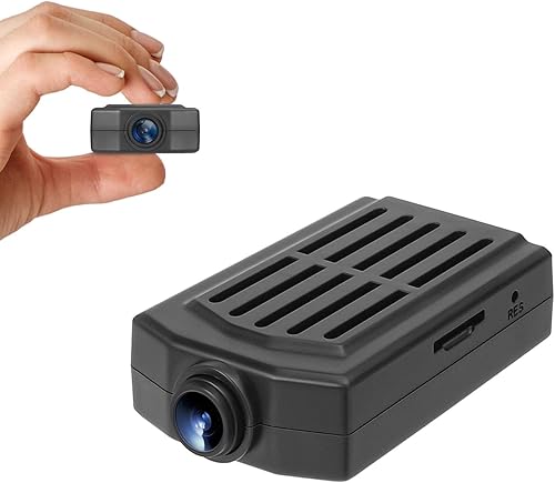Cámara pequeña, cámara de niñera de 64 GB, cámara de video 1080P para seguridad, detección de movimiento, NO WiFi