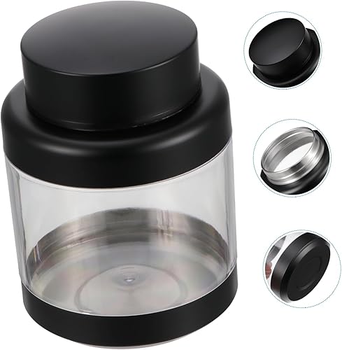 Miniatura 4 de PRETYZOOM Tarro sellado de grano de café de acero inoxidable para miel, recipientes de vidrio con tapas, recipiente sellado para alimentos,