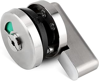 Dead Bolt Lock Privacy Lock Bolt Vacant Occupied Sign Indicator Keyless Door Lock Vacant Engaged for Toilet Restroom Bathroom
