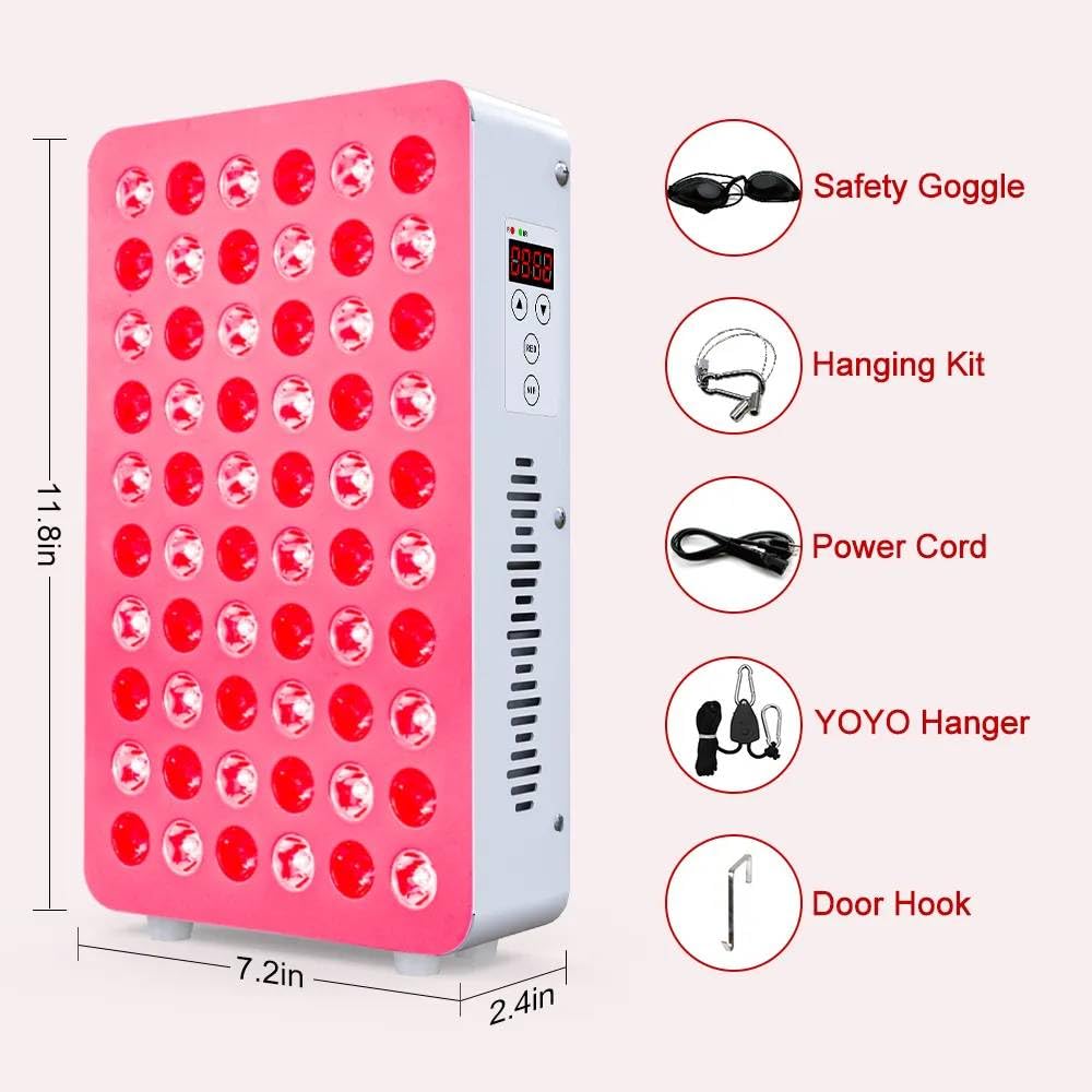 Appareil De Thérapie Par Lumière Rouge 880mW - Anti-douleur Et Anti-inflammatoire - 20 Diodes