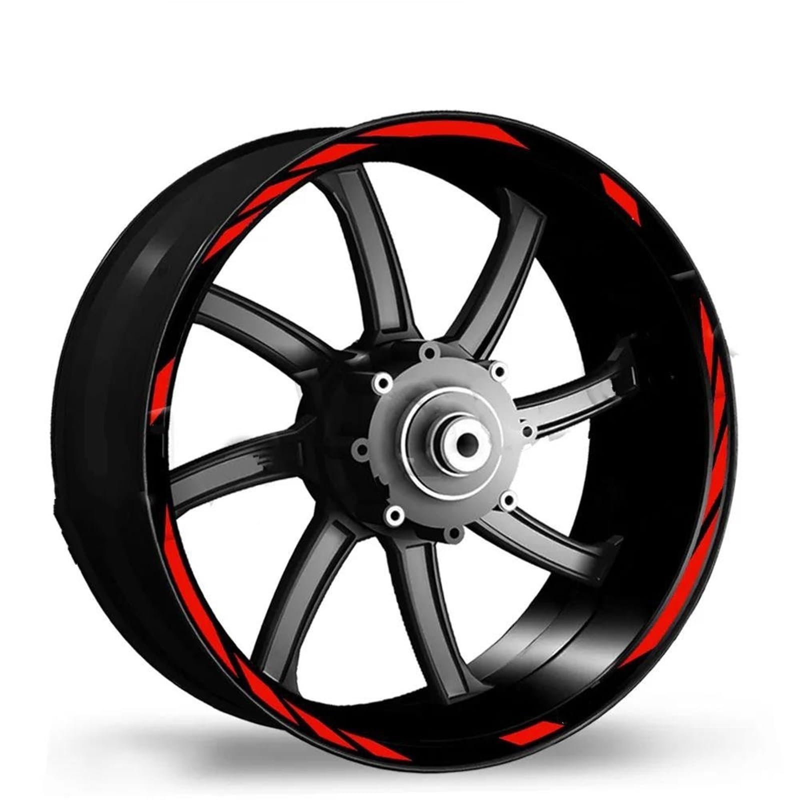 Stickers Motorcycle Wheel Stickers Decorative Rim Reflective for Z750 Z800 Z900 Z1000 for Ninja 650 400(Style 8)