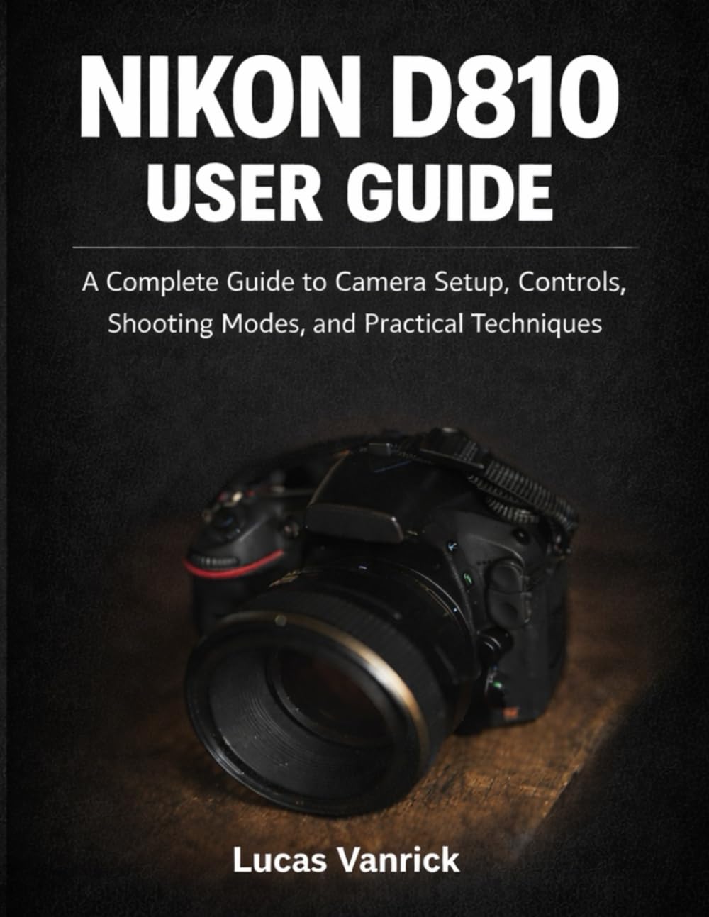 NIKON D810 USER GUIDE: A Complete Guide to Camera Setup, Controls, Shooting Modes, and Practical Techniques