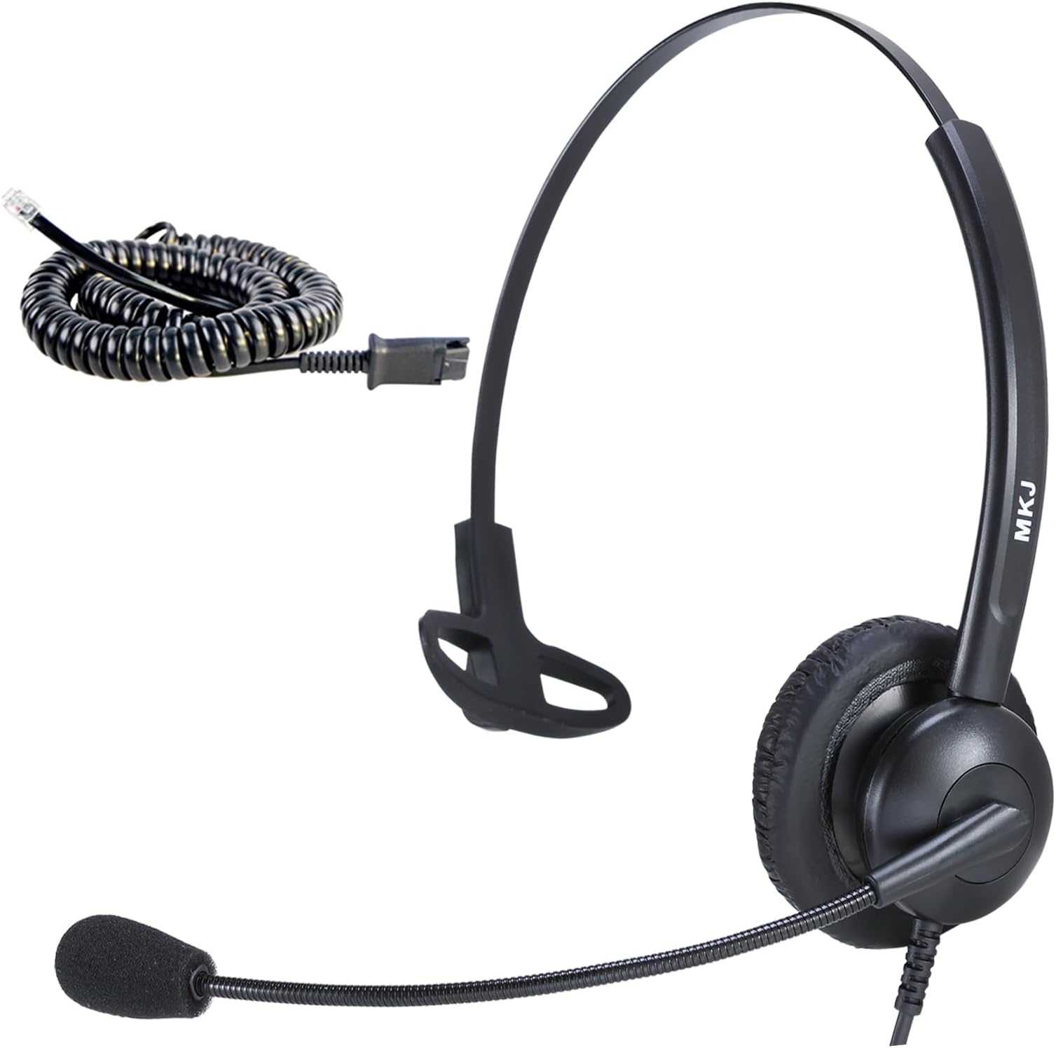 Cisco Headset with RJ9 Jack, Corded Telephone Headset with Microphone Noise Canceling Wired Call Centre Office Headphone for Cisco CP-7821 7841 7942G 7945G 7961G 7962G 7965G 7975G 8841 8865 9971