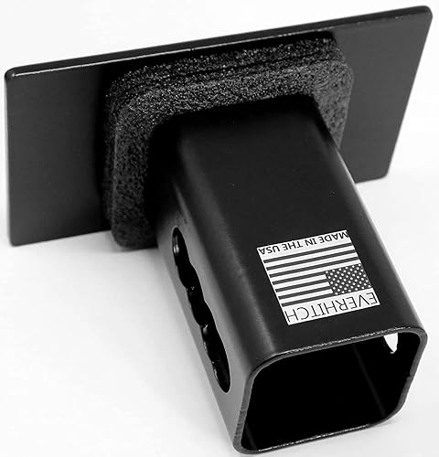 Vista 27 de Cubierta de enganche de metal en blanco (se adapta al receptor de 2 pulgadas, negro de 5 x 3 pulgadas)