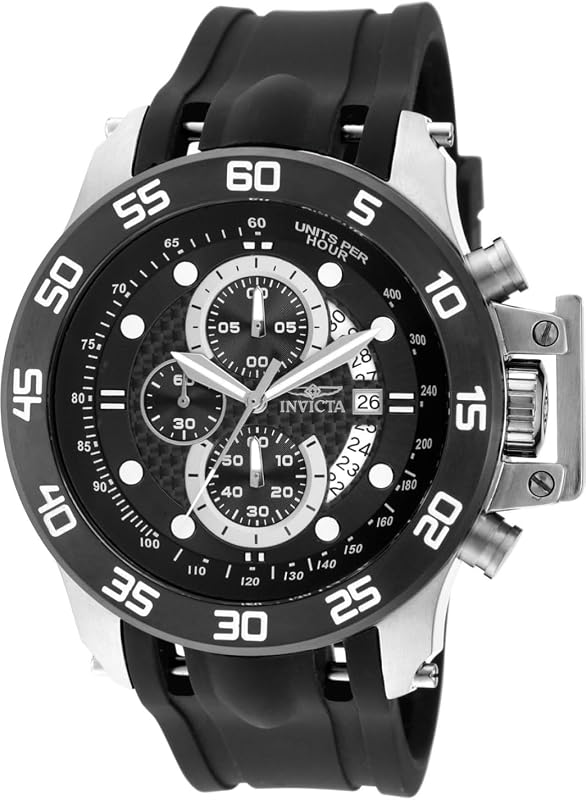 Invicta I-Force Reloj analógico de cuarzo japonés para hombre, color negro