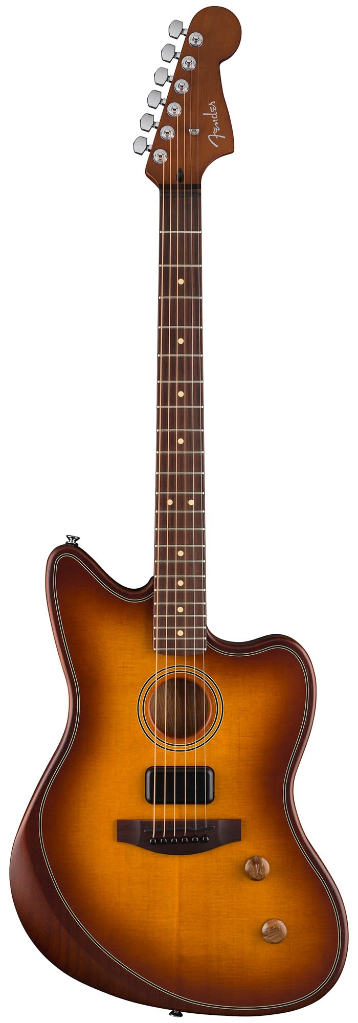 Amazon.com: Fender Acoustasonic Standard Jazzmaster Acoustic