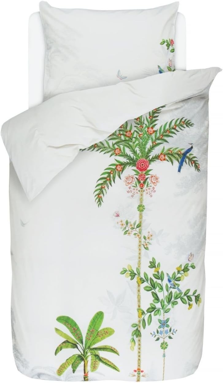 PiP Reversible duvet set, 100% Cotton, White, 135x200 cm (80x80 cm)