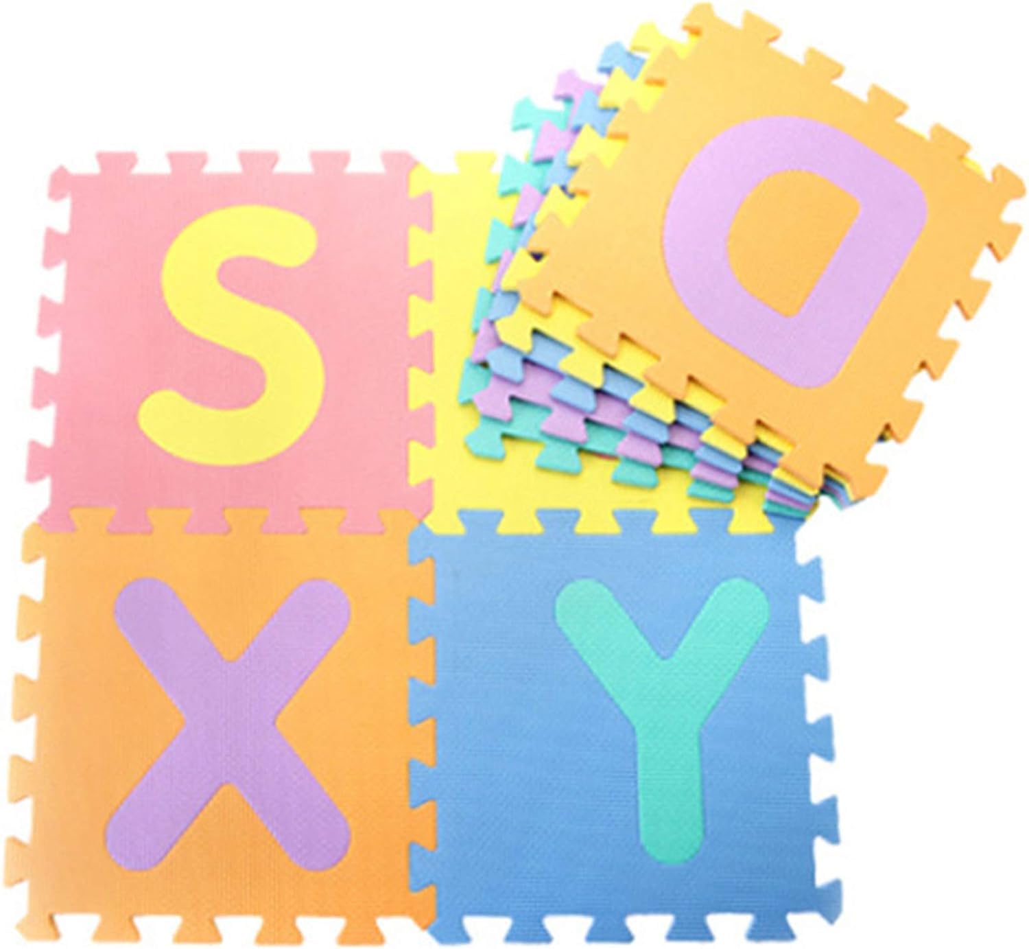 Amazon.co.jp: 10PCS プレイマット ベビー パズルマットソフト 数字