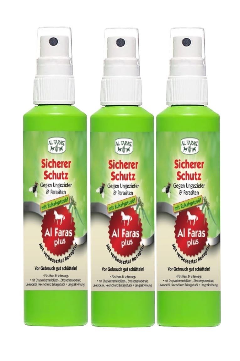 Insektenschutz 3-tlg. Set – für Haus & Terrasse | Anwendungsfertiges Spray ohne Aerosole, mit Eukalyptusöl, für Haus, Terrasse, Balkon und Umgebung.