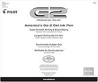 Vista 2 de Pilot G2 Premium - Bolígrafos de tinta de gel recargables y retráctiles, punta fina (0.028 in), 16 colores, 16 unidades (17146)