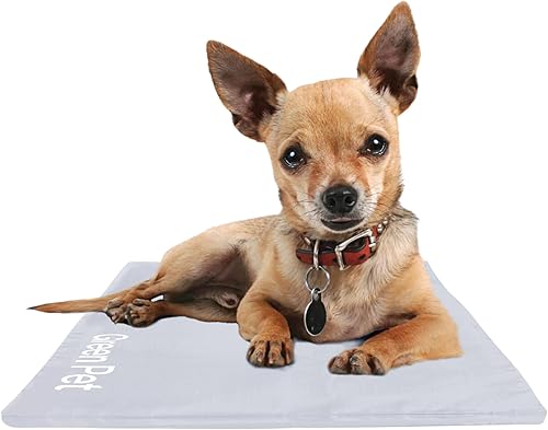 The Green Pet Shop Funda para alfombrilla de enfriamiento para perros, extra pequeña, nube, protege tu almohadilla fresca para mascotas de la