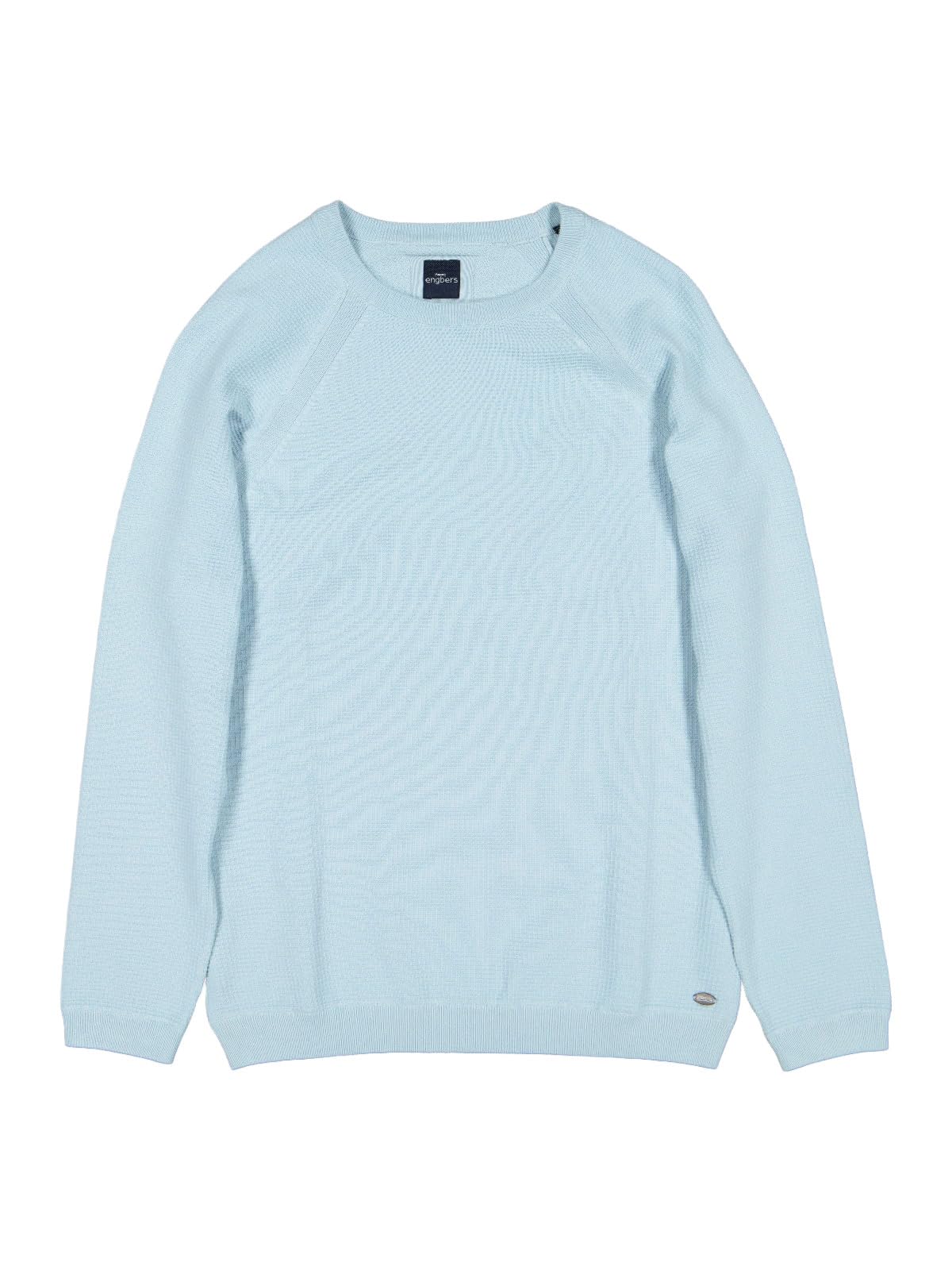 engbers Herren Pullover Rundhals, Hellblau
