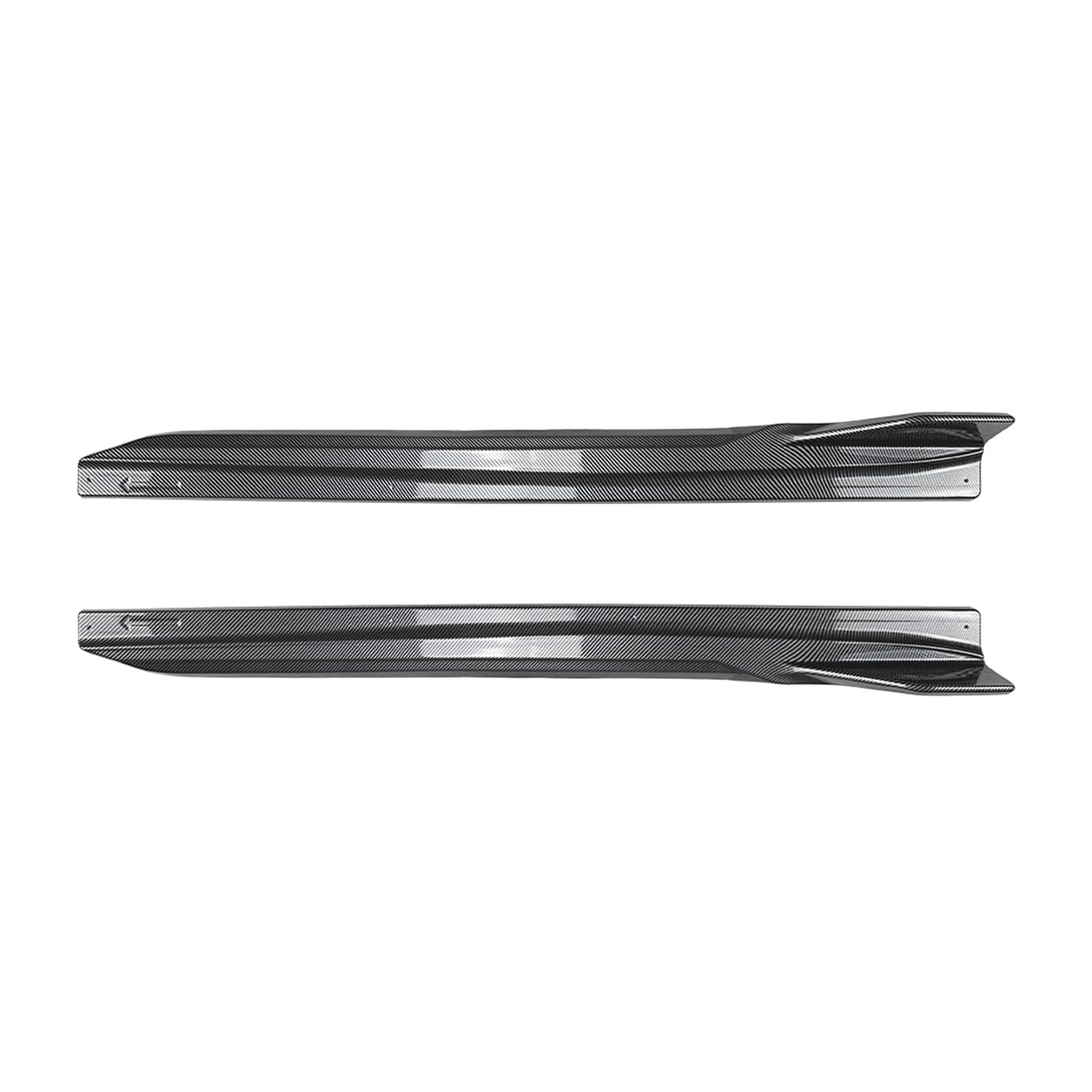 Panel de extensión de faldón lateral de coche para BMW X3 G45 G48 M Sport 2024 2025, aspecto negro/carbono
