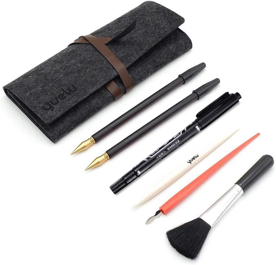 Scratch Art Tools, 7 PCS Painting Drawing Arts Tools Set, Stylus,Tools Bag, Small Scraper, Clean Brush, Repair Pen