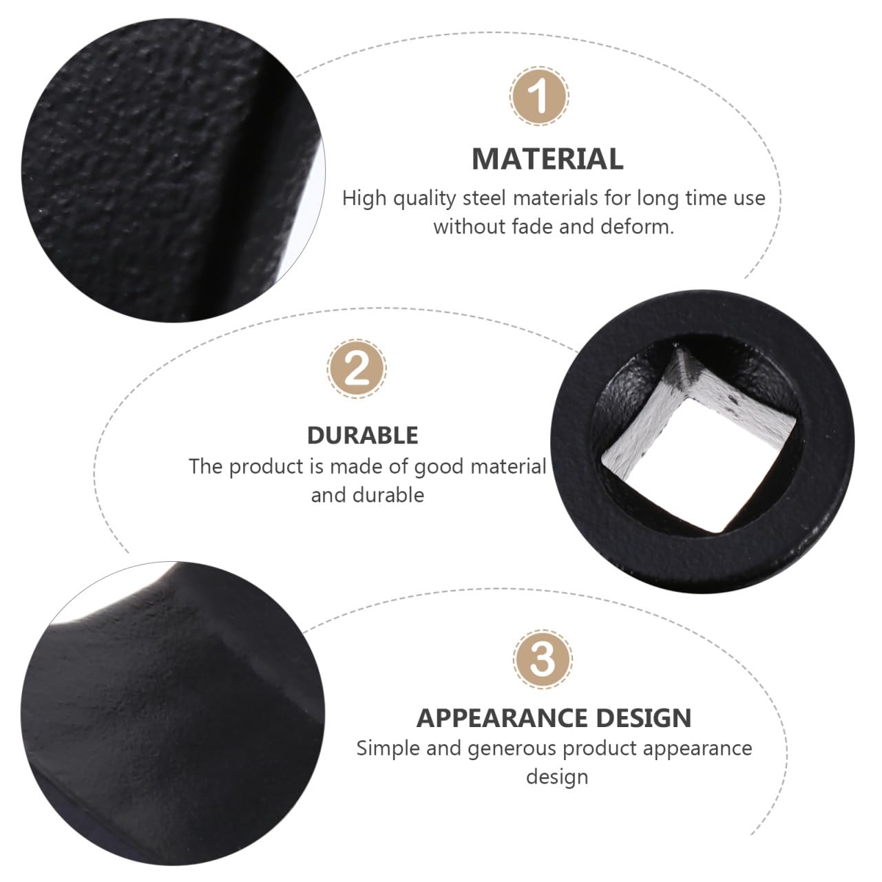 Clé Noir Carburant Légère Couvercle Acier de Pompe en et Ergonomique, Outil Portable pour Démontage de Réservoir de Voiture