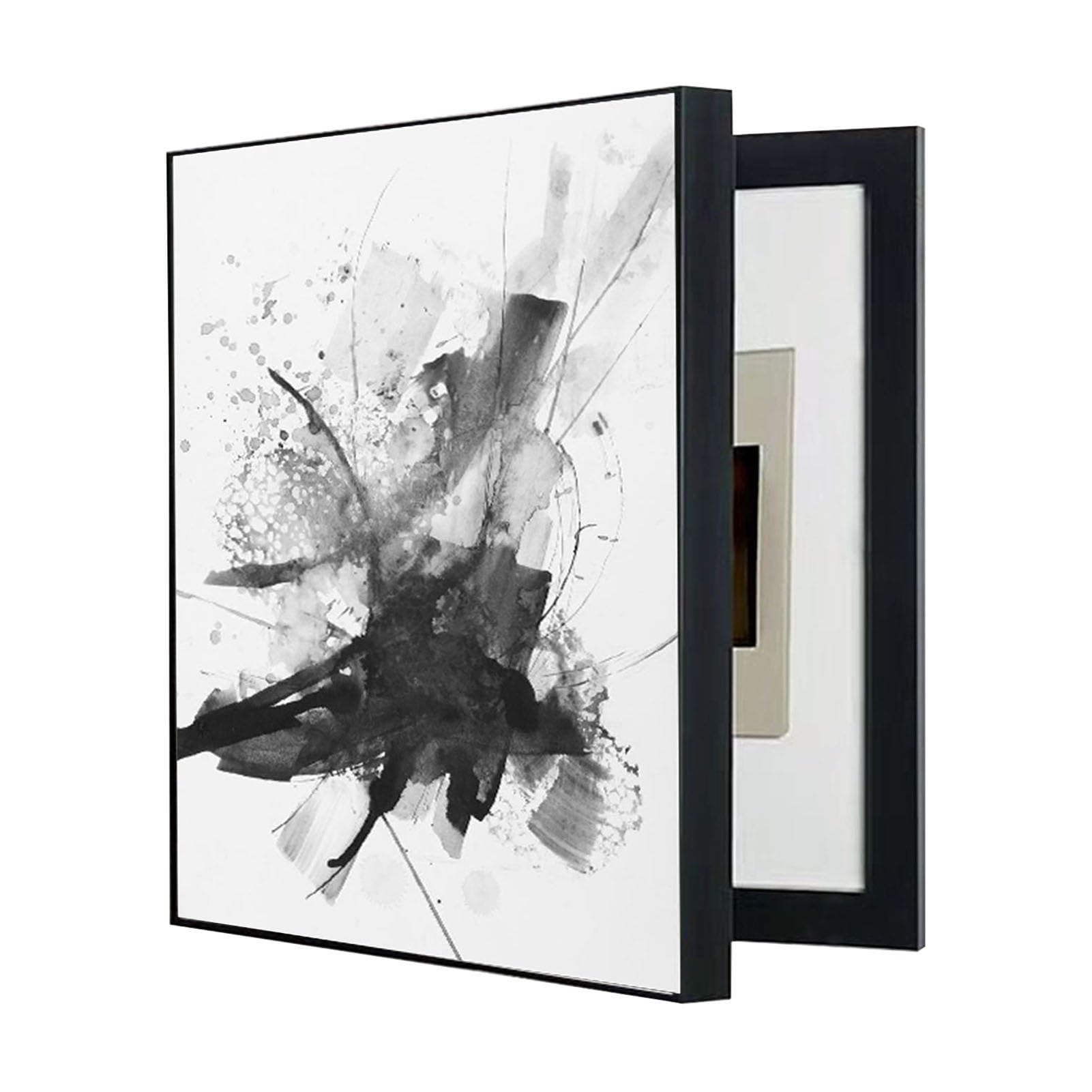 Decorativa Moderna Eléctrica Contadores Estilo Vertical Cubre Cuadro Electrico Tapa Caja Fusibles Armario Pasillo Estudio(D,50x70cm)