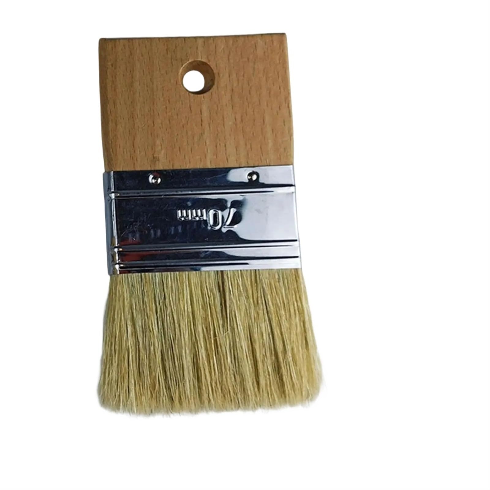 Pędzel malarski z drewnianym uchwytem, Malarstwo olejne akrylowe Pędzle do rysowania Sztuka Duże Płaskie Krawędzie(3inch 5.7cm Bristles)