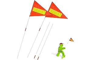 Replacement Safety Flags 2Packs Compatible with Step2 Reflective Caution Flag for Kid...