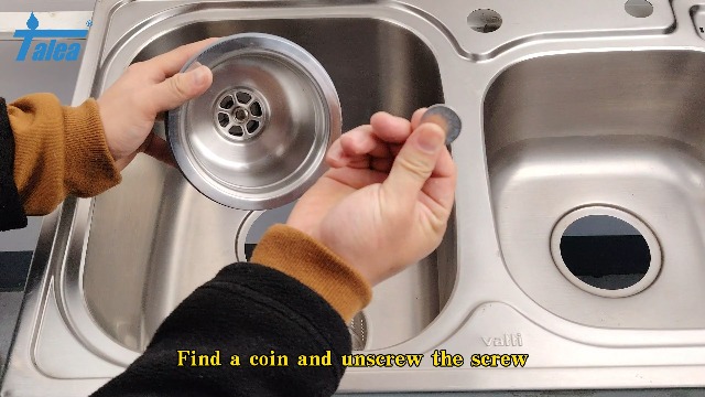 Colador para desagüe de cocina en acero inoxidable 5.5 pulgadas miniatura 7
