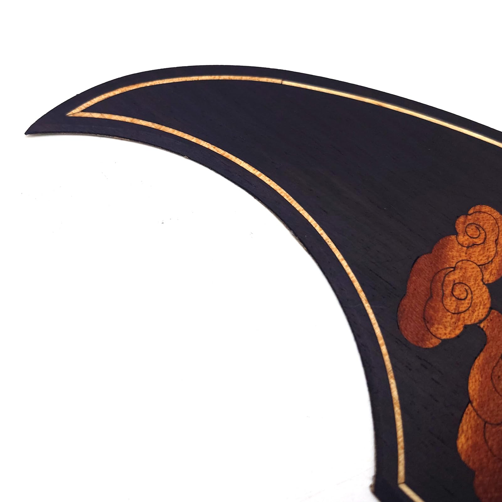 Guitar Pick Guard, Battipenna in abalone in palissandro autoadesivo for Chitarre acustiche folk D-45 Taylor(7)