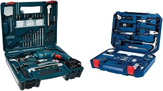 Bosch GSB 500W 10 RE Professional Corded-Electric Drill Tool Kit, MS & Plastic (Blue, Set of 100 Too Price In India