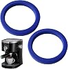 2 Pcs Heat Resistant Silicone Gasket for Coffee Machines,Espresso Machine Brewing Group Head Seal Replacement Silicone Rubber Gasket Compatible with Gaggia E61 Coffee Maker