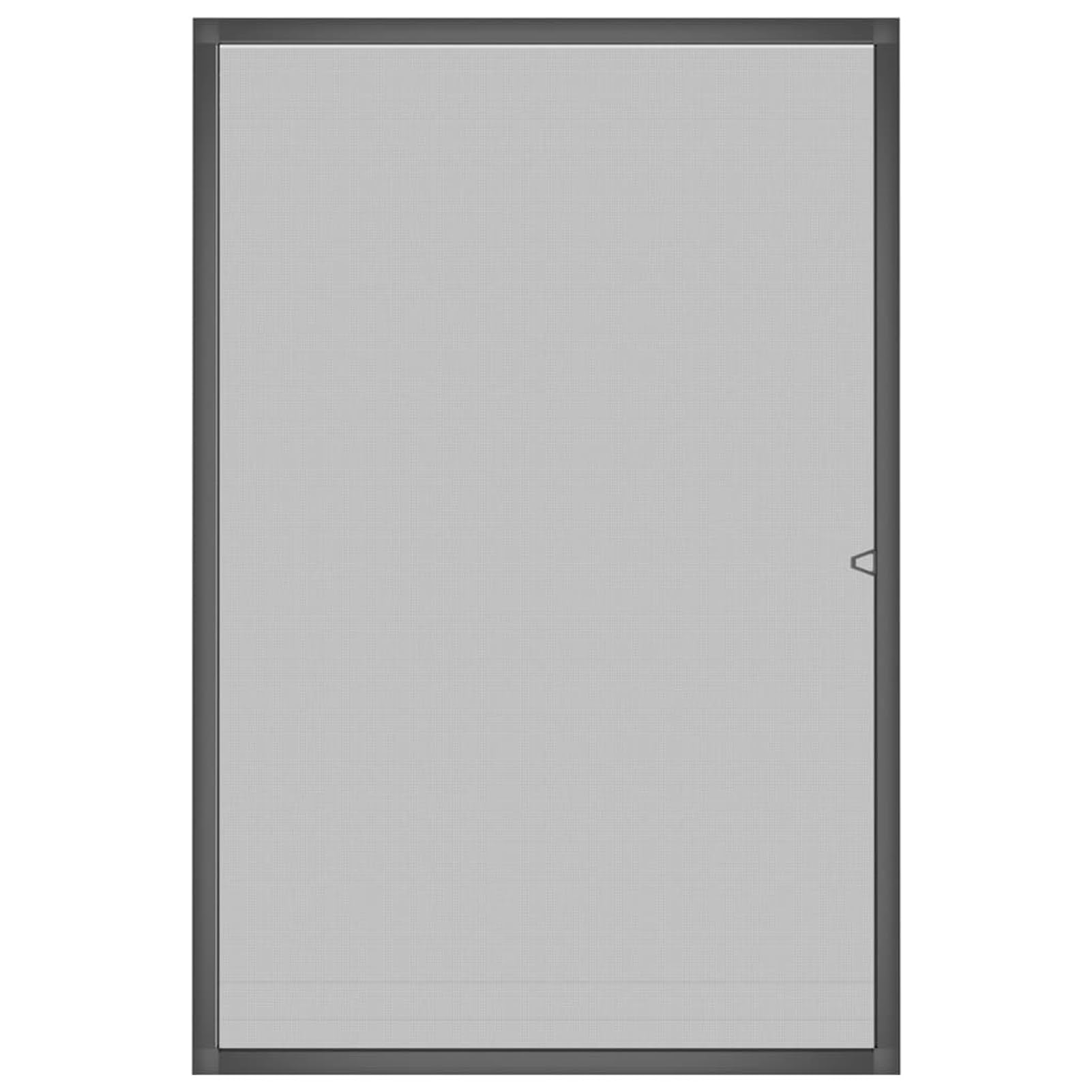 Gecheer Insektenschutzgitter, Aluminiumrahmen mit feinem Fiberglasnetz, Fliegengitter für Fenster anthrazit 90x120 cm, für Wohnräume und Schlafzimmer