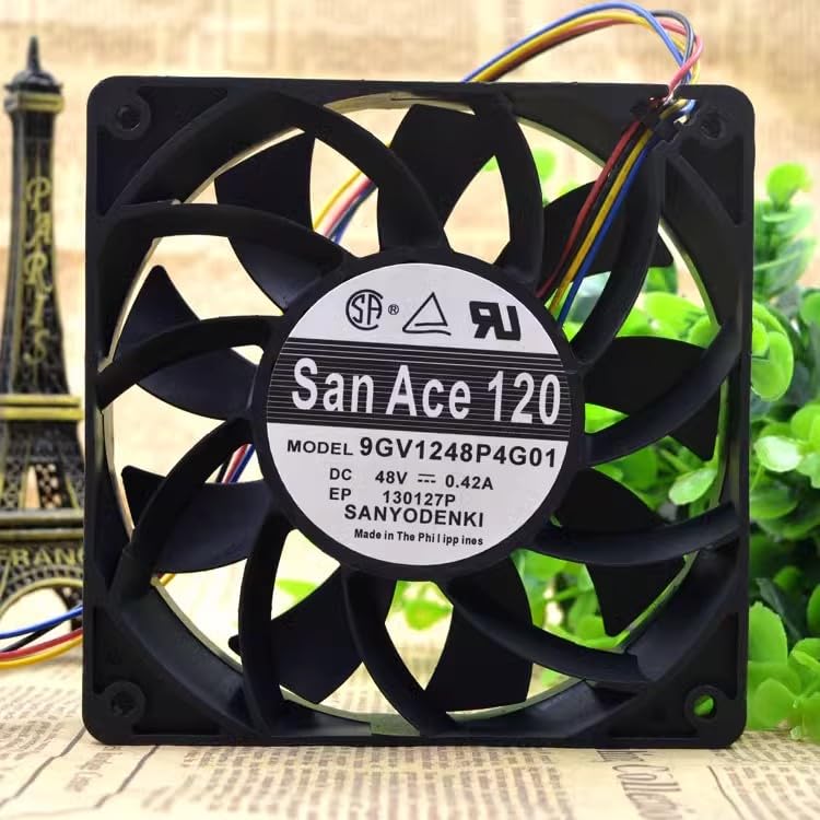 PARREN 12CM 12025 9GV1248P4G01 48V 0.42A Four-Wire Heat Dissipation Fan