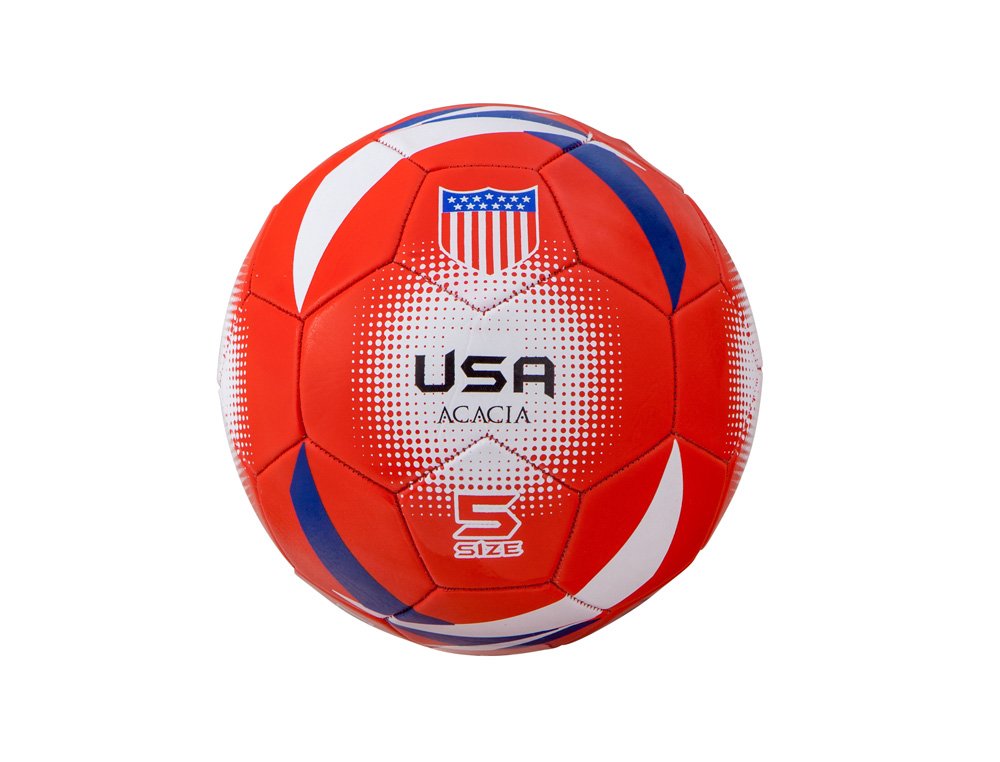 ACACIA USA Soccer Ball, Black/White, Size 5