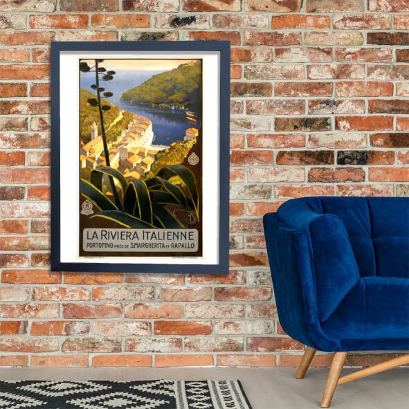 Affiche Riviera Italienne décoration murale Italie cadre moyen mat - 2