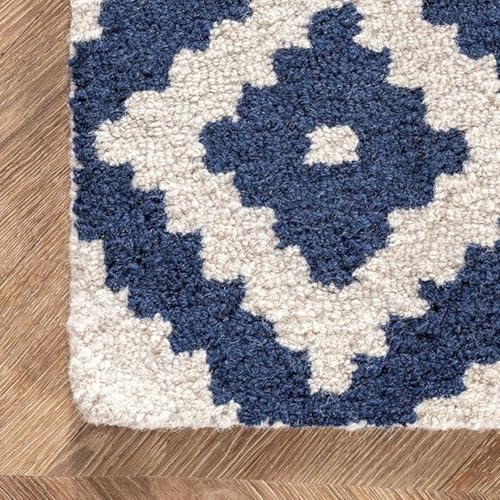 Image of Sifa Carpet Hand Made Tufted Area Rug | Soft Wool Carpet with Cotton Backing | Elegant Home & Office Floor Decor Weight- (35 Pound) Size-(198X288Cm) 6.6X9.6 Feet,
